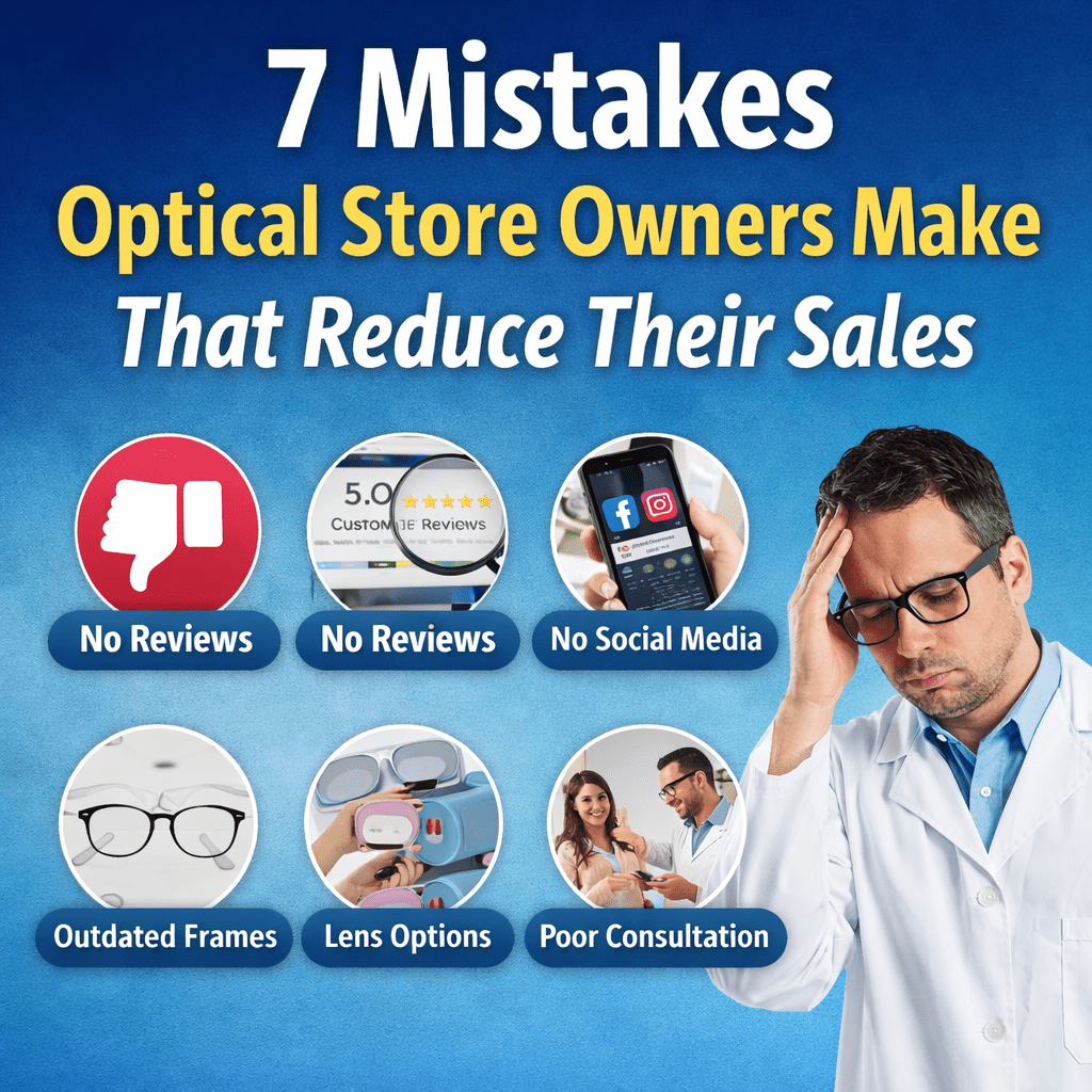 7 Mistakes Optical Store Owners Make That Reduce Their Sales